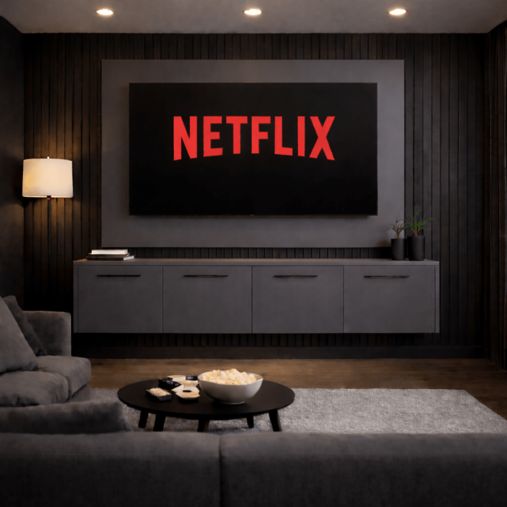 Floating Media Wall Entertainment Bundle with Smooth Doors - For Up to 70" TVs 3 - Online Bedrooms