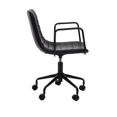 Forbes Black Home Office Chair 2 - Online Bedrooms