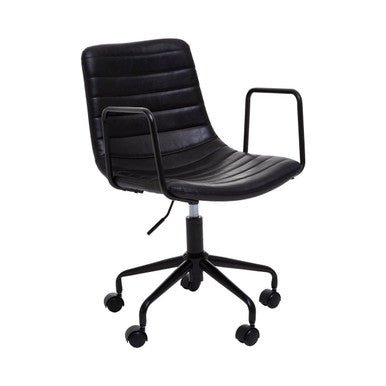 Forbes Black Home Office Chair 10 - Online Bedrooms
