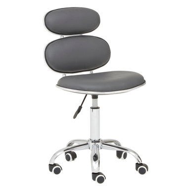 Fran Grey Pu Home Office Chair 8 - Online Bedrooms