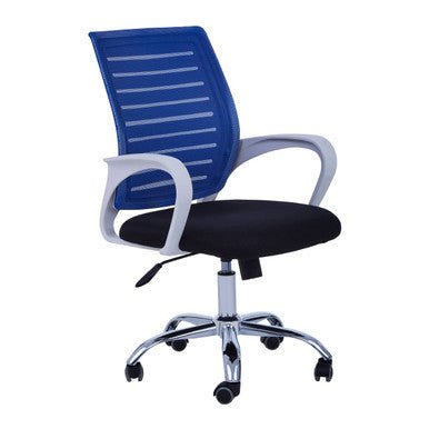 Fredrick Blue Home Office Chair 8 - Online Bedrooms