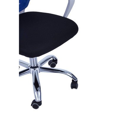 Fredrick Blue Home Office Chair 5 - Online Bedrooms