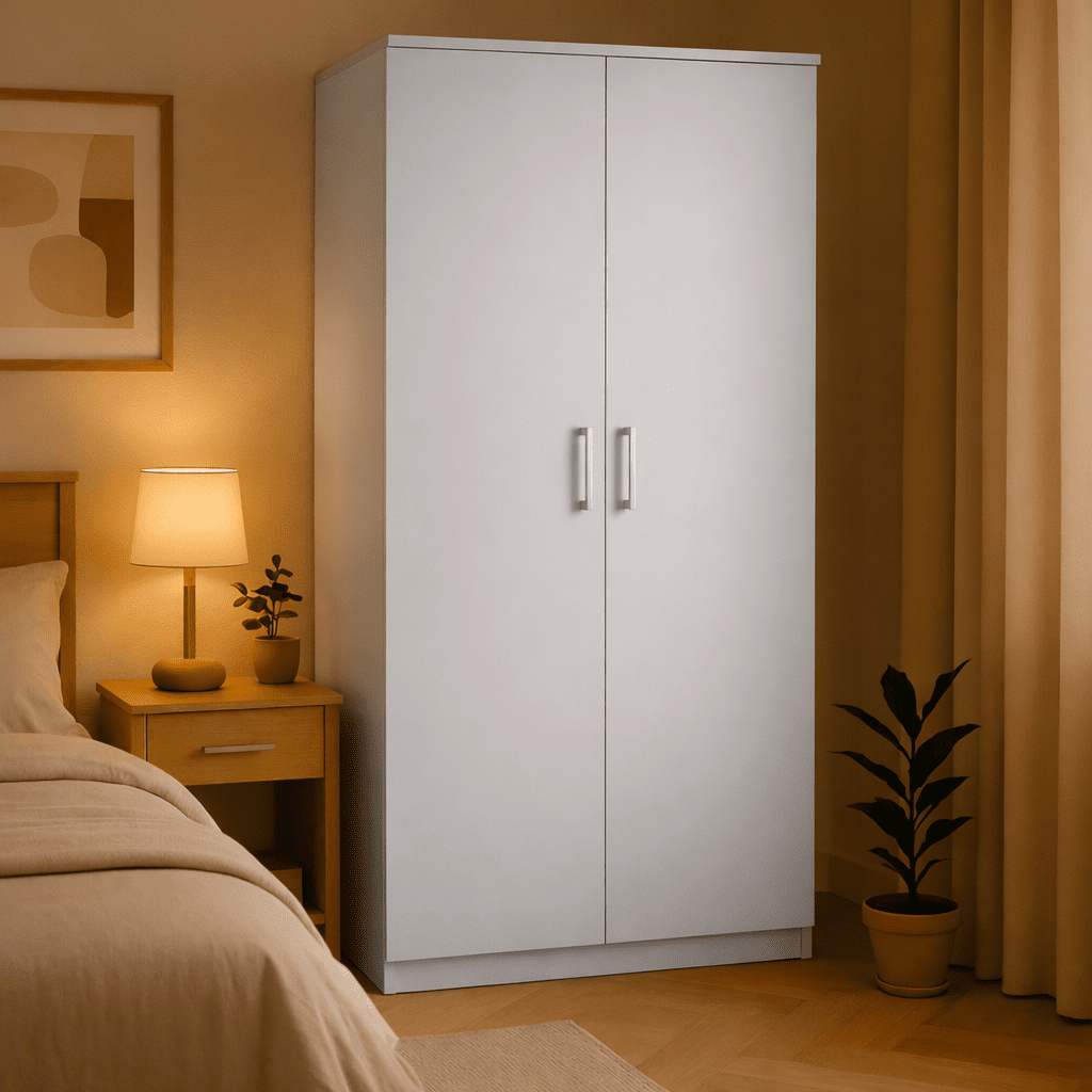 Freestanding Double Wardrobe 5 - Online Bedrooms
