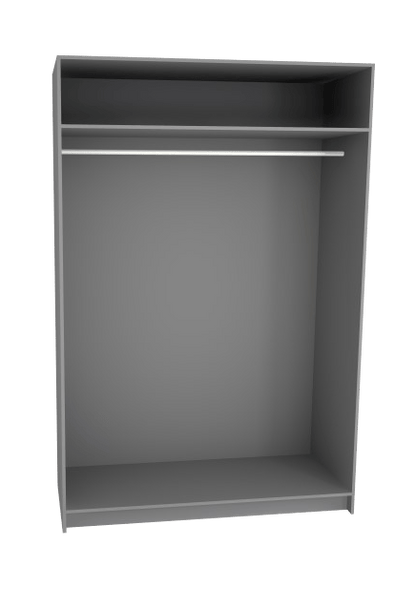 Freestanding Double Wardrobe - W: 1000mm x H: 2250mm x D: 620mm 3 - Online Bedrooms
