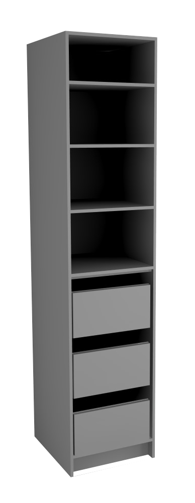 Freestanding Open Wardrobe 4 - Online Bedrooms