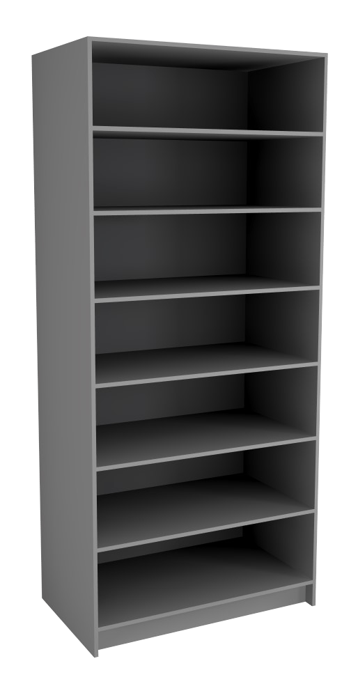 Freestanding Open Wardrobe - Wide 3 - Online Bedrooms