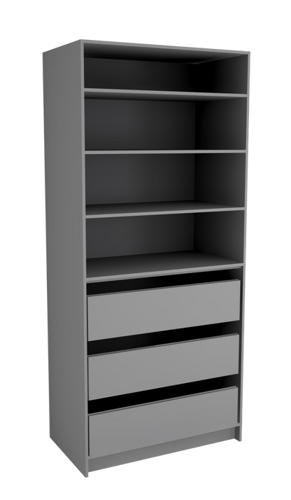 Freestanding Open Wardrobe - Wide 2 - Online Bedrooms