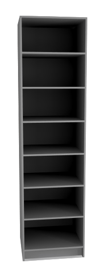 Freestanding Single Wardrobe - W: 600mm x H: 2250mm x D: 620mm 3 - Online Bedrooms