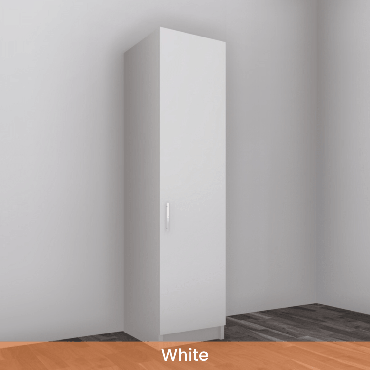 Freestanding Single Wardrobe - W: 600mm x H: 2250mm x D: 620mm 11 - Online Bedrooms
