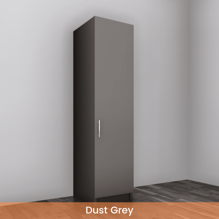 Freestanding Single Wardrobe - W: 600mm x H: 2250mm x D: 620mm 12 - Online Bedrooms