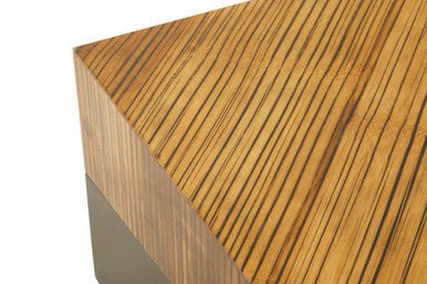 Gabor Black and Natural Bamboo Small Square Coffee Table 10 - Online Bedrooms