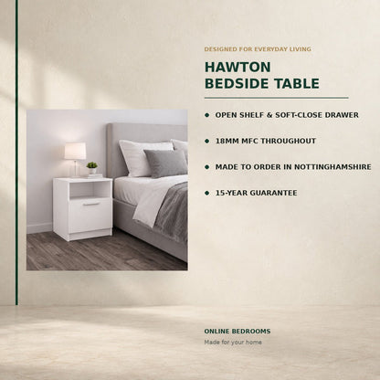 Hawton Bedside Table 2 - Online Bedrooms