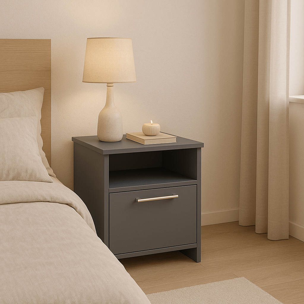 Hawton Bedside Table 1 - Online Bedrooms