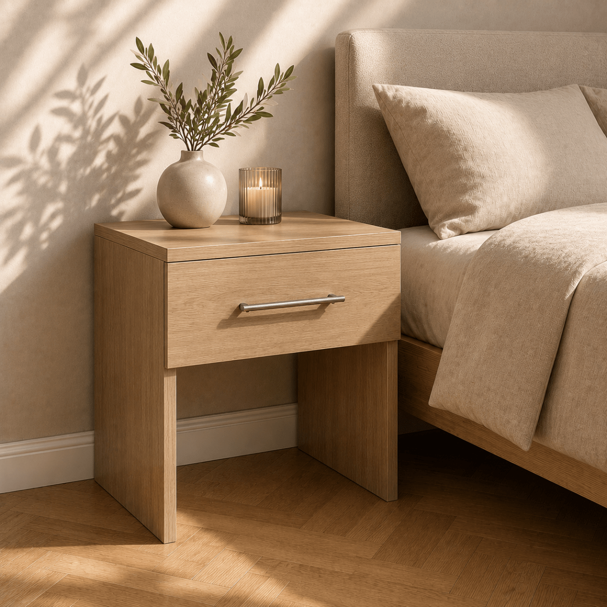 Kelham Bedside Table 2 - Online Bedrooms
