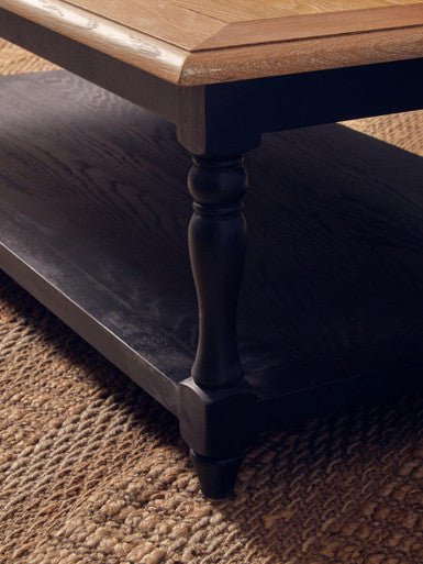 Kensington Townhouse Grey Wash Wooden Coffee Table 7 - Online Bedrooms