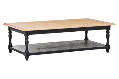 Kensington Townhouse Grey Wash Wooden Coffee Table 4 - Online Bedrooms