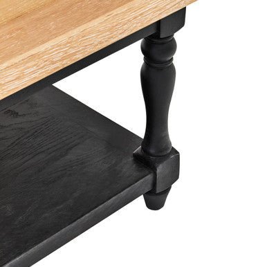 Kensington Townhouse Grey Wash Wooden Coffee Table 10 - Online Bedrooms