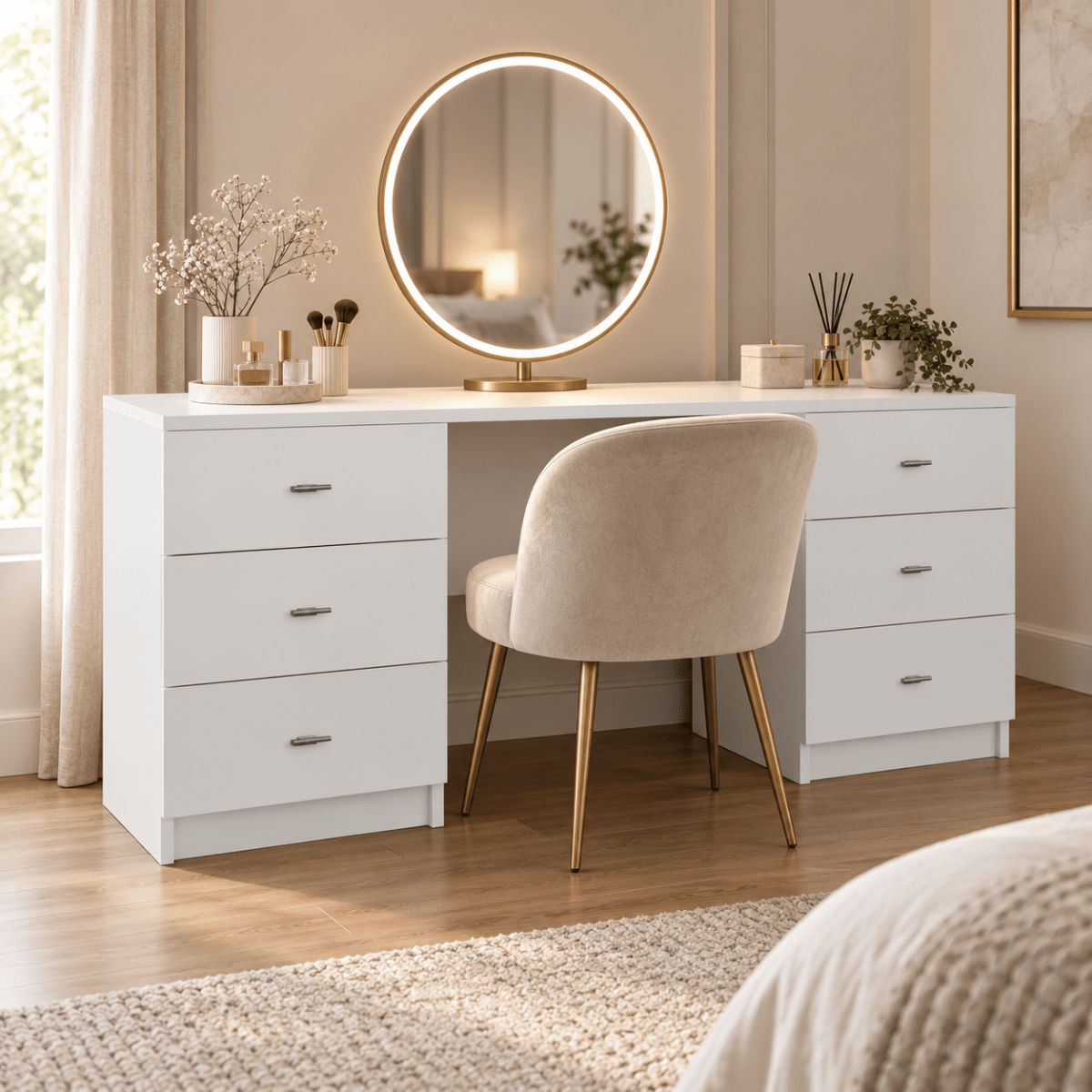 Linby Dressing Table 5 - Online Bedrooms