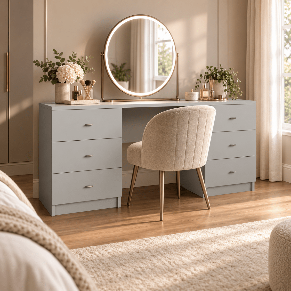 Linby Dressing Table 4 - Online Bedrooms
