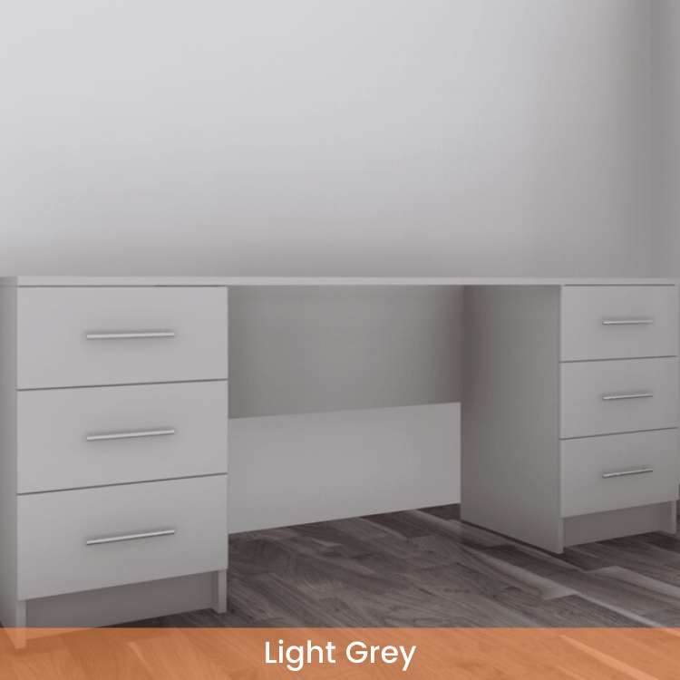 Linby Dressing Table - W: 2000mm x H: 760mm x D: 520mm 4 - Online Bedrooms