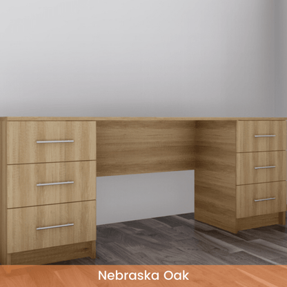 Linby Office Desk - W: 2000mm x H: 760mm x D: 520mm 3 - Online Bedrooms