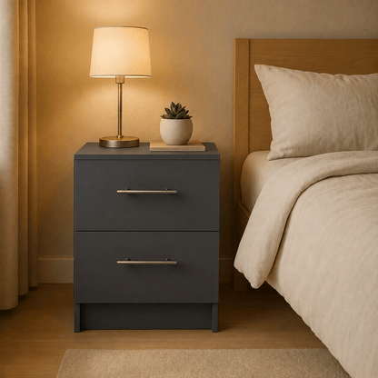 Lowdham Bedside Table 3 - Online Bedrooms