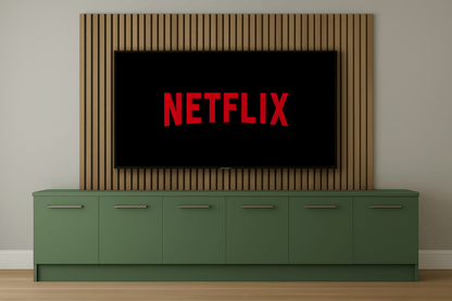 Media Wall Entertainment Base Unit - For Up to 130" TVs 11 - Online Bedrooms