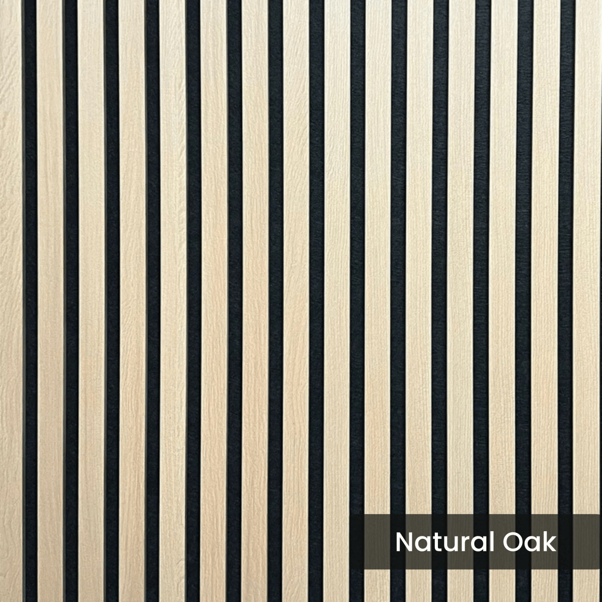 Media Wall Slat Panels With Acoustic Felt Backing - 2400mm x 600mm x 15mm 1 - Online Bedrooms