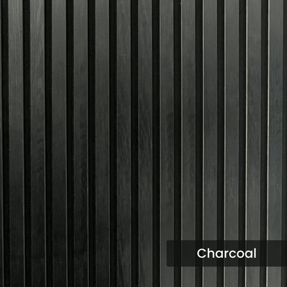 Media Wall Slat Panels With Acoustic Felt Backing - 2400mm x 600mm x 15mm 2 - Online Bedrooms