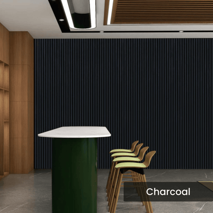 Media Wall Slat Panels With Acoustic Felt Backing - 2400mm x 600mm x 15mm 5 - Online Bedrooms