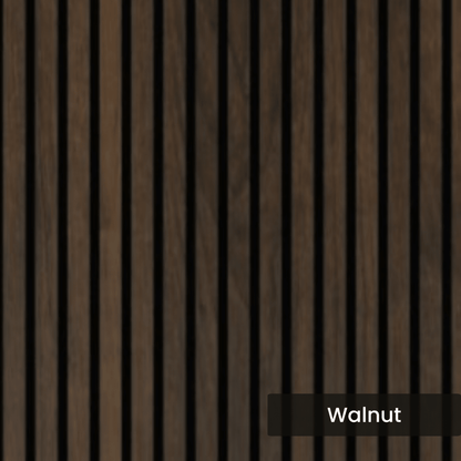 Media Wall Slat Panels With Acoustic Felt Backing - 2400mm x 600mm x 15mm 4 - Online Bedrooms