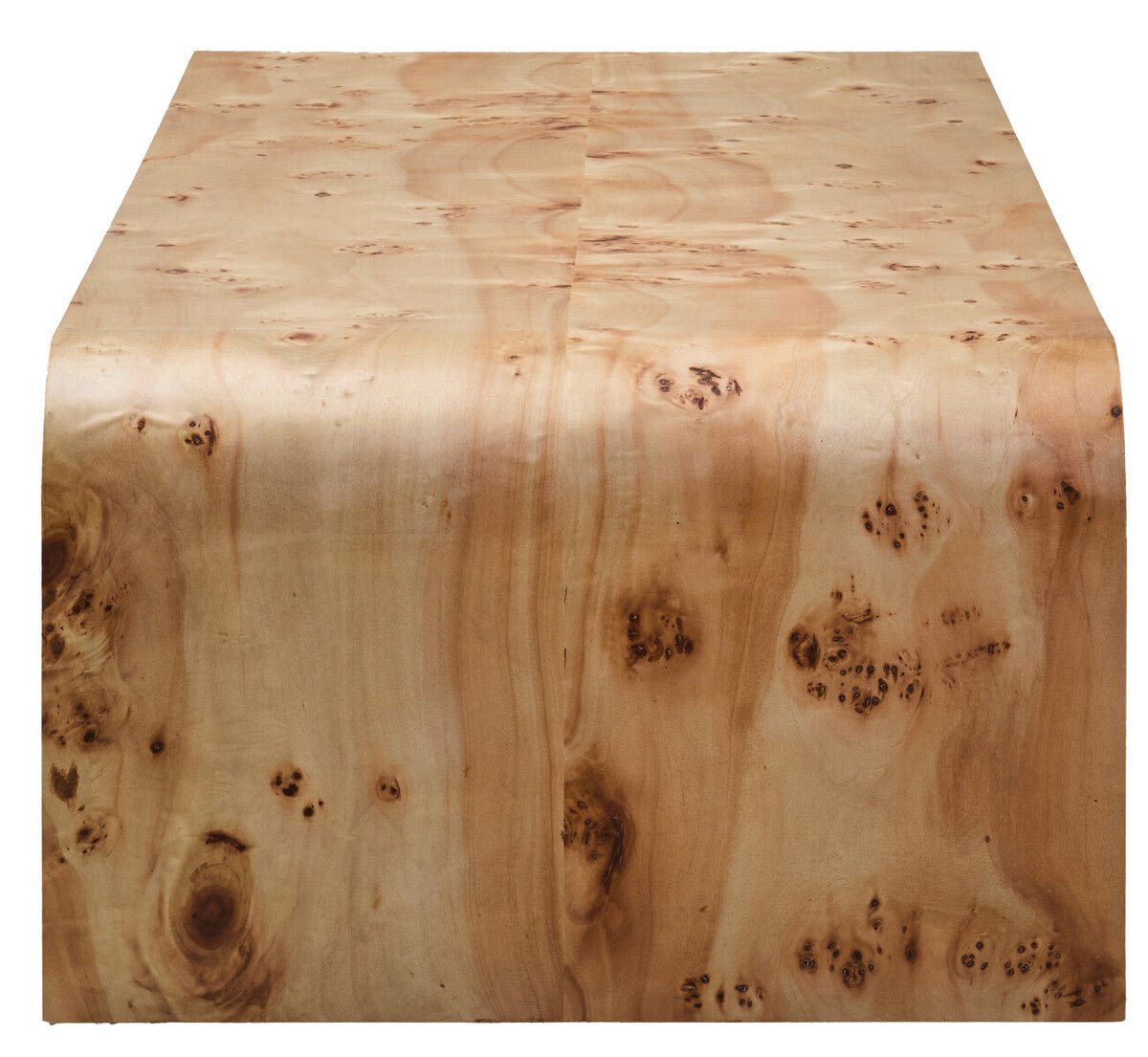 Mota Natural Burl Wood Curved Coffee Table 9 - Online Bedrooms