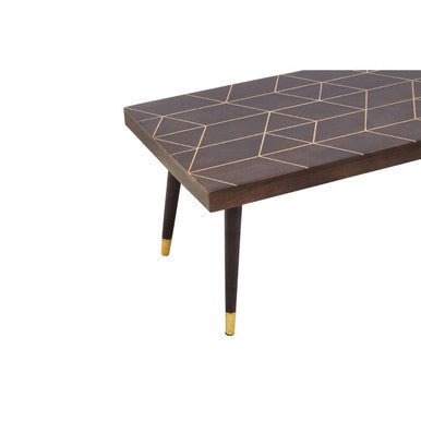 Naro Dark Finish Mango Wood Coffee Table 7 - Online Bedrooms