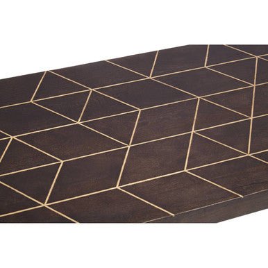 Naro Dark Finish Mango Wood Coffee Table 9 - Online Bedrooms