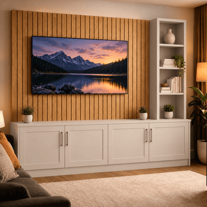 Shire Shaker Media Wall Unit - Right Hand Bookcase 2 - Online Bedrooms
