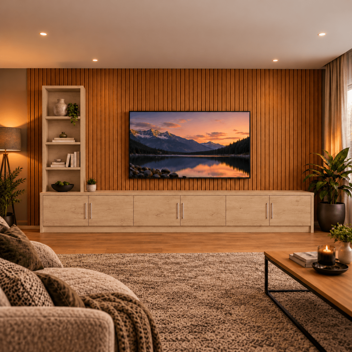 Shire Smooth Media Wall Unit - Left Hand Bookcase 36 - Online Bedrooms