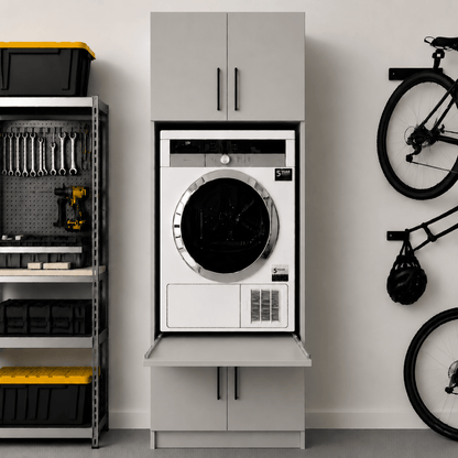 Single Washer & Dryer Appliance Cabinet 6 - Online Bedrooms