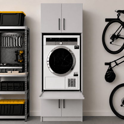 Single Washer & Dryer Appliance Cabinet 4 - Online Bedrooms