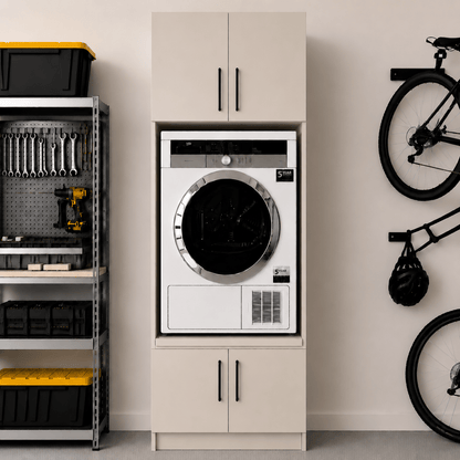Single Washer & Dryer Appliance Cabinet 9 - Online Bedrooms