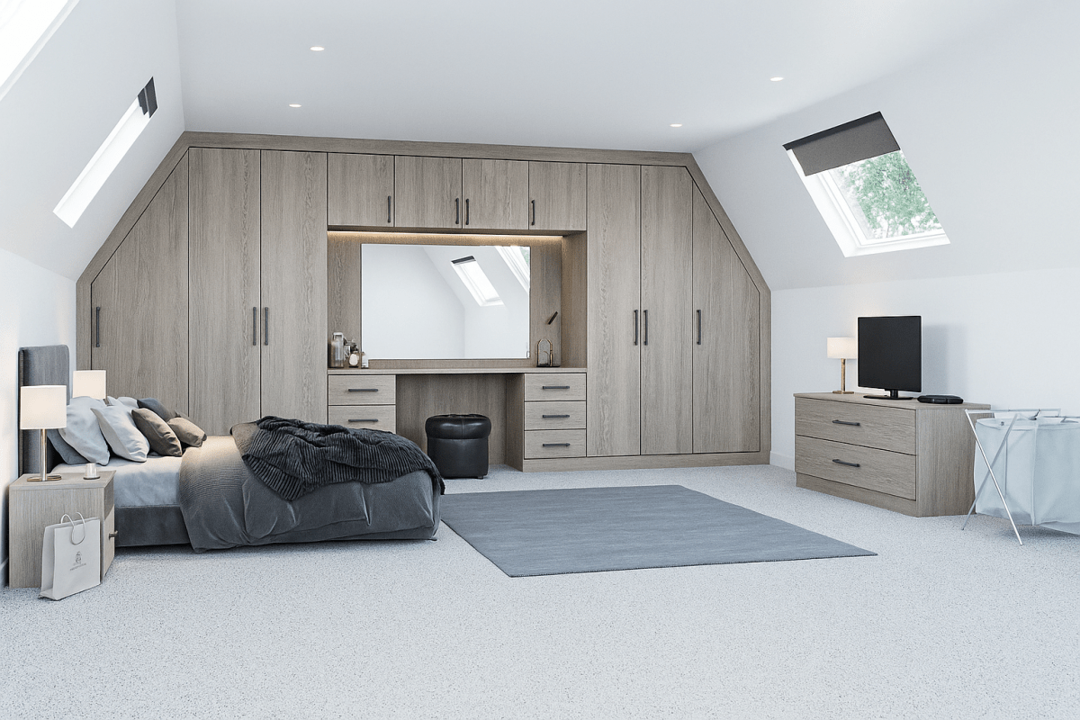 Soft Grey Oak Sample 2 - Online Bedrooms