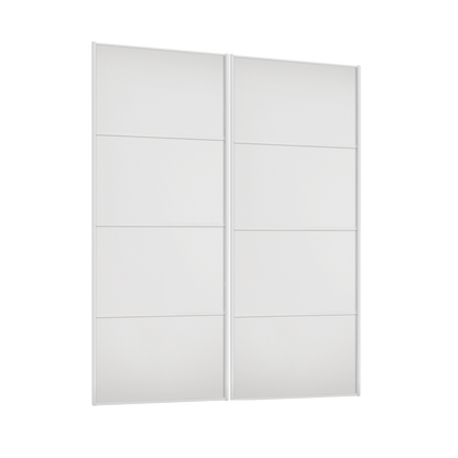Spacepro Classic 4 Panel 2 Door Sliding Wardrobe Door Kit (H)2260mm (W)1793mm 1 - Online Bedrooms
