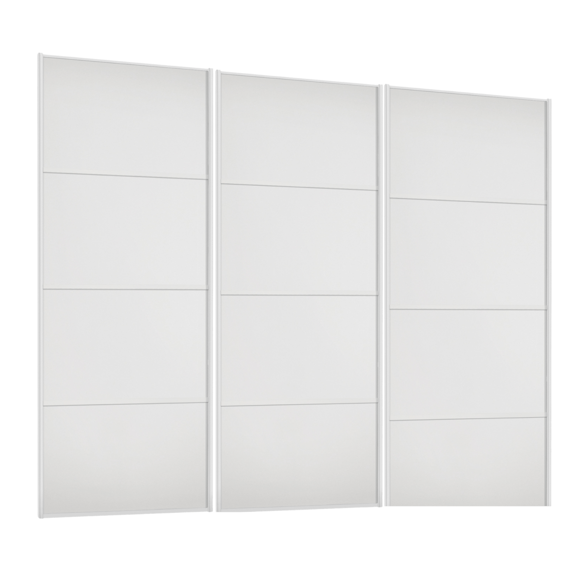 Spacepro Classic 4 Panel 3 Door Sliding Wardrobe Door Kit (H)2260mm (W)2672mm 1 - Online Bedrooms