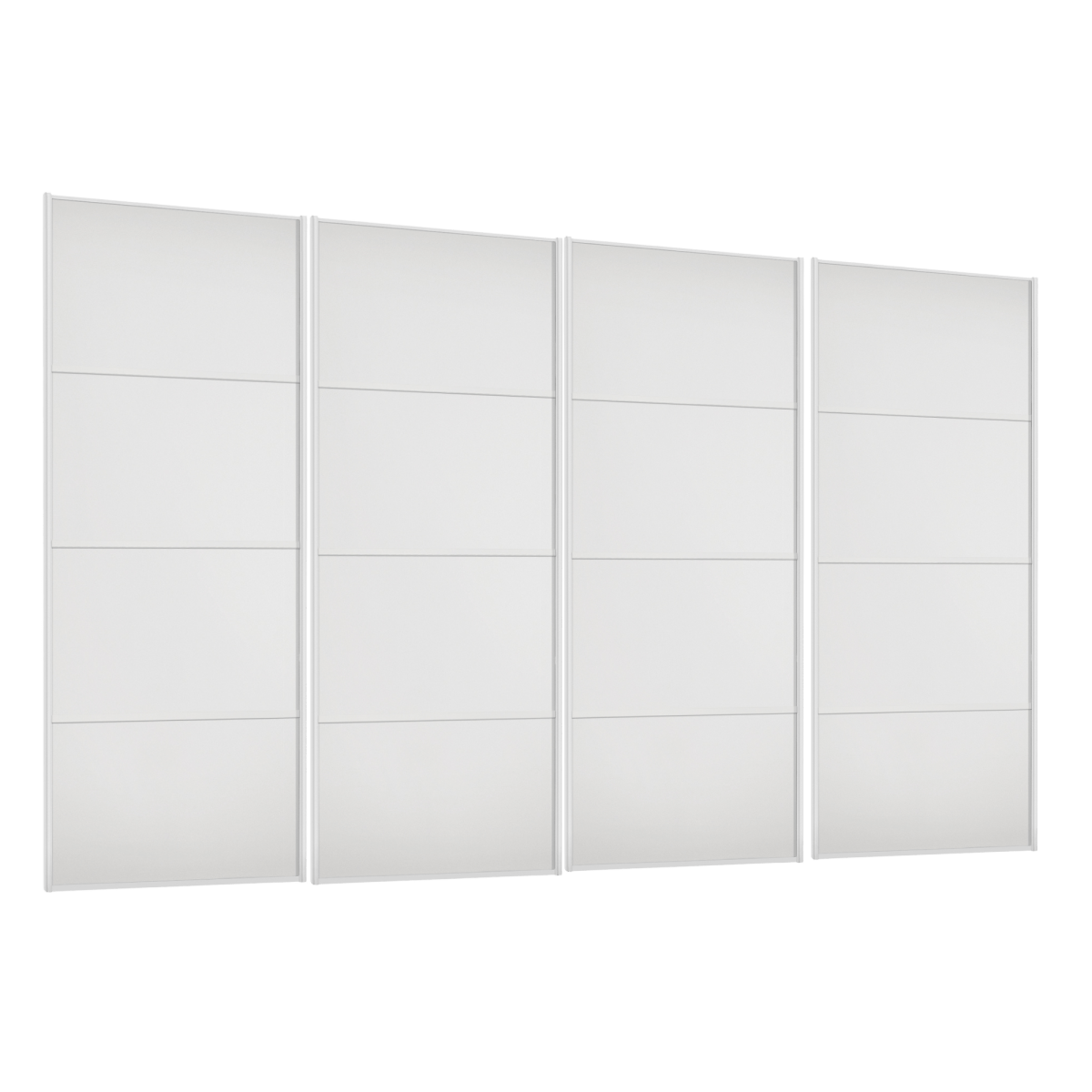 Spacepro Classic 4 Panel 4 Door Sliding Wardrobe Door Kit (H)2260mm (W)2978mm 1 - Online Bedrooms