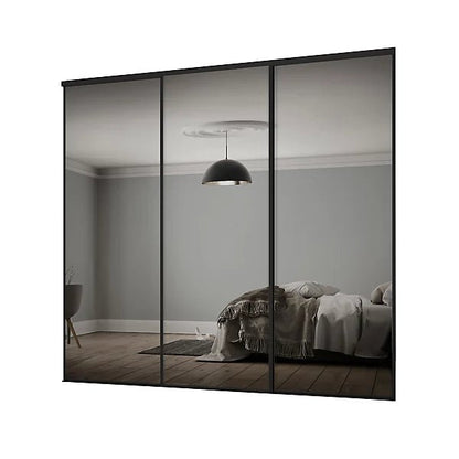 Spacepro Classic Single Panel 3 Door Sliding Wardrobe Door Kit (H)2260mm (W)2672mm 1 - Online Bedrooms