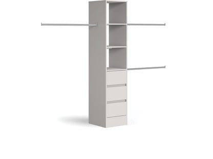 Spacepro Sliding Wardrobe Internal Storage Towers & Shelving 6 - Online Bedrooms