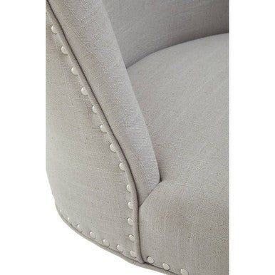 Washington Natural Fabric Home Office Chair 7 - Online Bedrooms