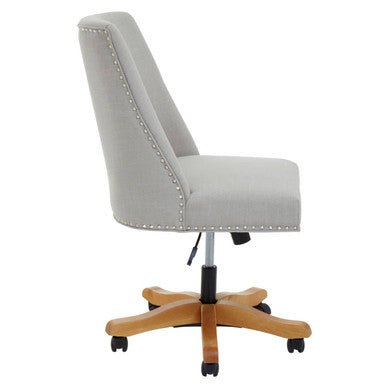 Washington Natural Fabric Home Office Chair 2 - Online Bedrooms