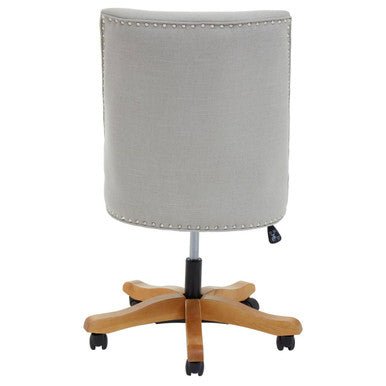 Washington Natural Fabric Home Office Chair 3 - Online Bedrooms