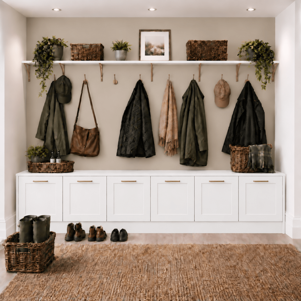 Woodborough Shaker Boot Room Furniture 7 - Online Bedrooms