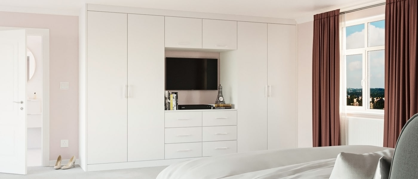 White Fitted Wardrobes